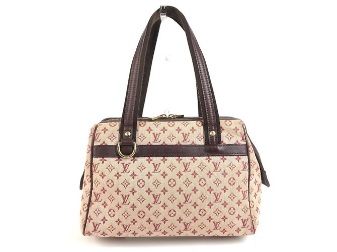 Borsa Louis Vuitton Monogram Mini Josephine PM Rosso Fuschia - vista 10