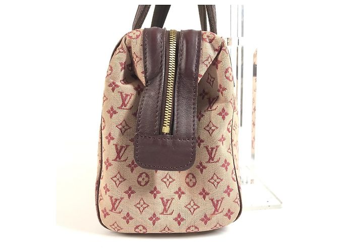 Borsa Louis Vuitton Monogram Mini Josephine PM Rosso Fuschia - vista 11