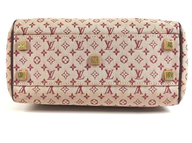 Borsa Louis Vuitton Monogram Mini Josephine PM Rosso Fuschia - vista 13