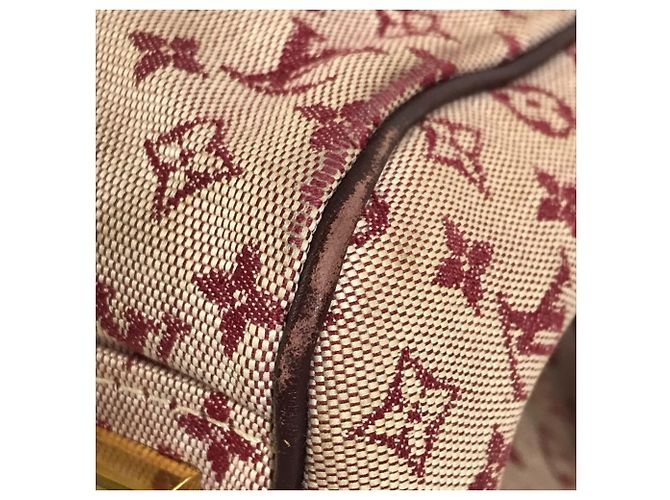 Borsa Louis Vuitton Monogram Mini Josephine PM Rosso Fuschia - vista 14