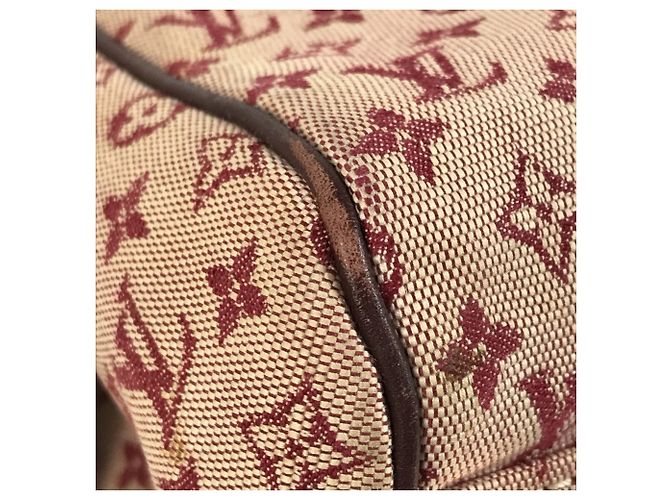 Borsa Louis Vuitton Monogram Mini Josephine PM Rosso Fuschia - vista 3