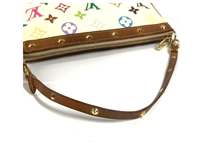 Louis Vuitton Monogram Multicolore Pochette Accessoires White - view 10