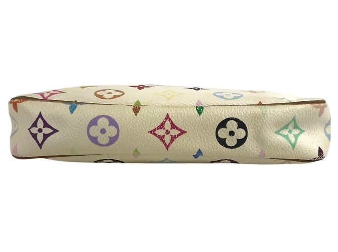 Louis Vuitton Monogram Multicolore Pochette Accessoires White - view 5