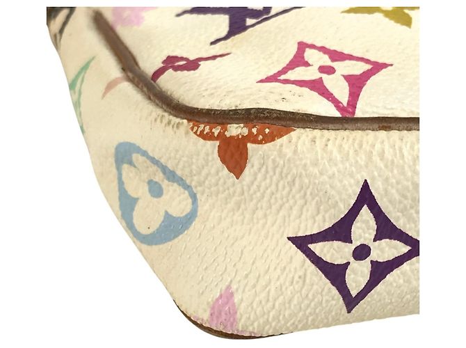 Louis Vuitton Monogram Multicolore Pochette Accessoires White - view 7