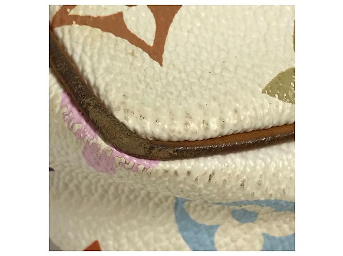 Louis Vuitton Monogram Multicolore Pochette Accessoires White - view 8