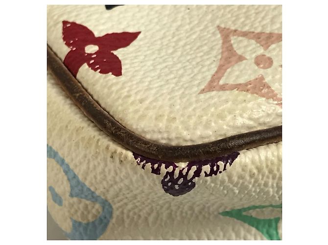Louis Vuitton Monogram Multicolore Pochette Accessoires White - view 9