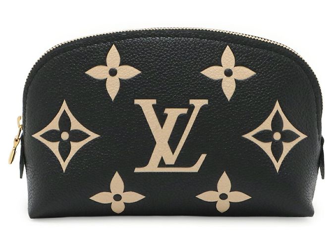 Louis Vuitton Pochette Monogram Empreinte Nero Beige - vista 2