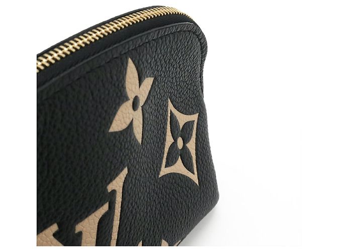 Louis Vuitton Pochette Monogram Empreinte Nero Beige - vista 5