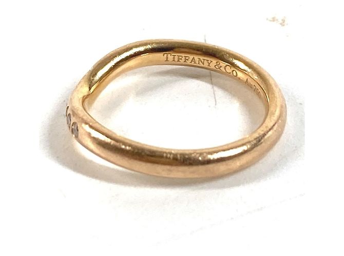 Tiffany & Co. 18K Roségold Ring mit Diamanten Golden - Ansicht 3