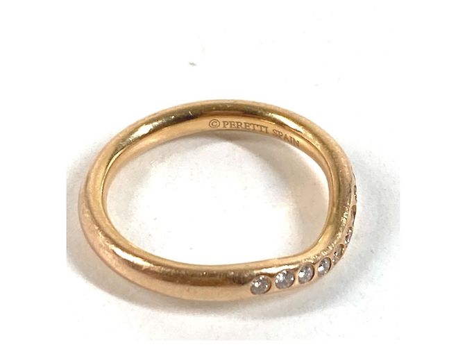 Tiffany & Co. 18K Roségold Ring mit Diamanten Golden - Ansicht 6
