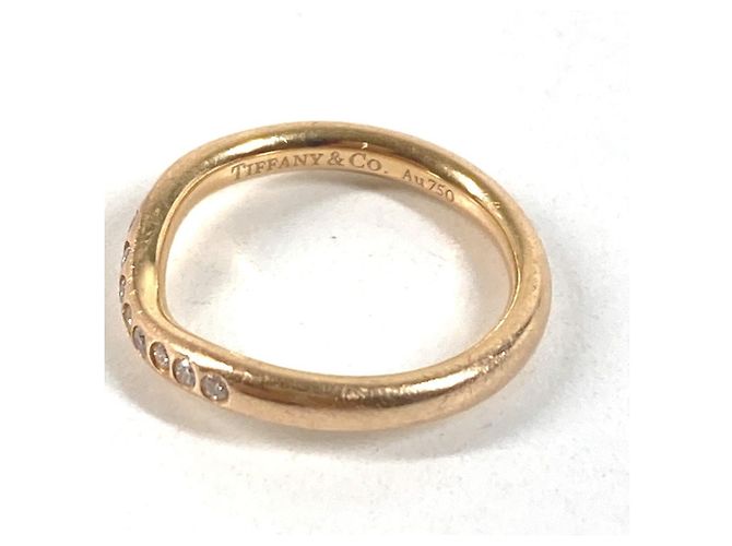 Tiffany & Co. 18K Roségold Ring mit Diamanten Golden - Ansicht 7