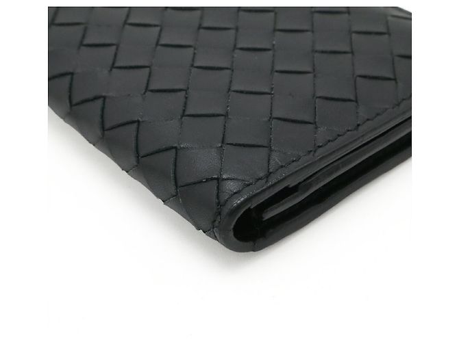 Cartera larga bi-fold Intrecciato Bottega Veneta Negro - vista 4