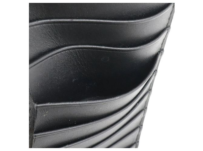 Cartera larga bi-fold Intrecciato Bottega Veneta Negro - vista 8