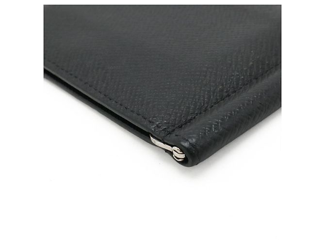 Portafoglio porta banconote Louis Vuitton Taiga Nero - vista 4