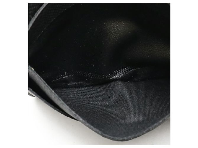 Portafoglio porta banconote Louis Vuitton Taiga Nero - vista 7