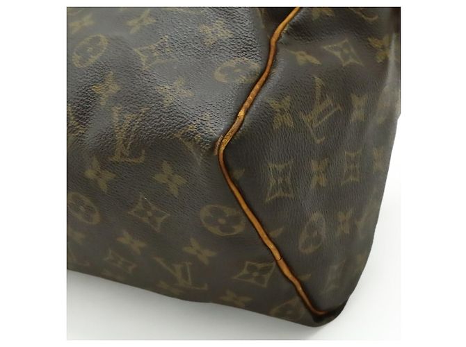 Borsa Louis Vuitton Monogram Speedy 25 Marrone - vista 4