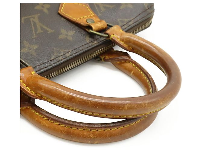 Borsa Louis Vuitton Monogram Speedy 25 Marrone - vista 5