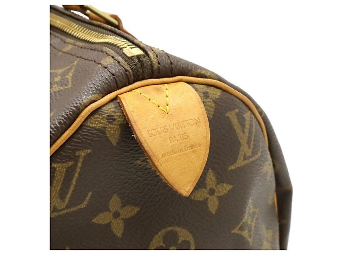 Louis Vuitton Monogram Speedy 30 Handbag Brown - view 10