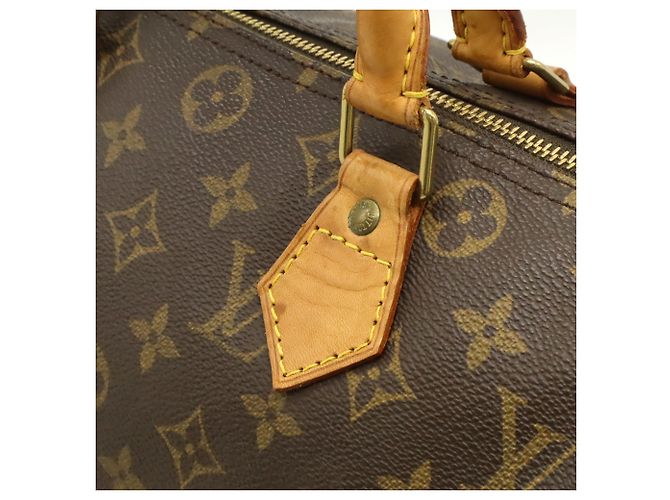 Louis Vuitton Monogram Speedy 30 Handbag Brown - view 9