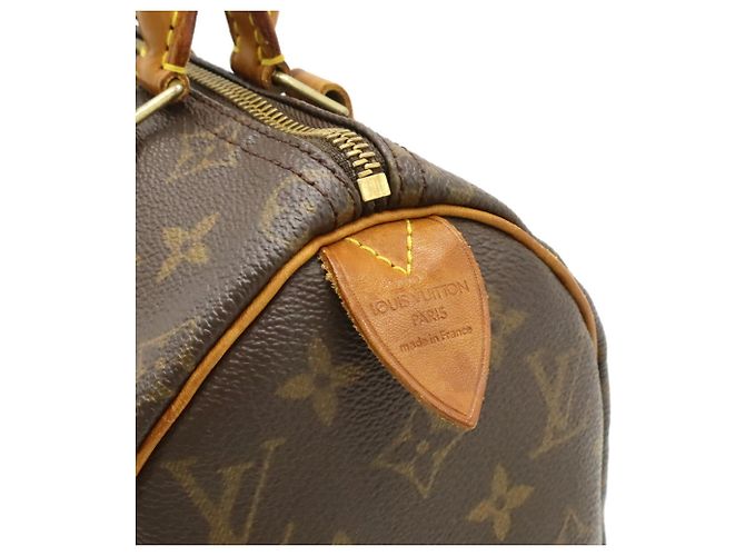 Borsa Louis Vuitton Monogram Speedy 25 Marrone - vista 10