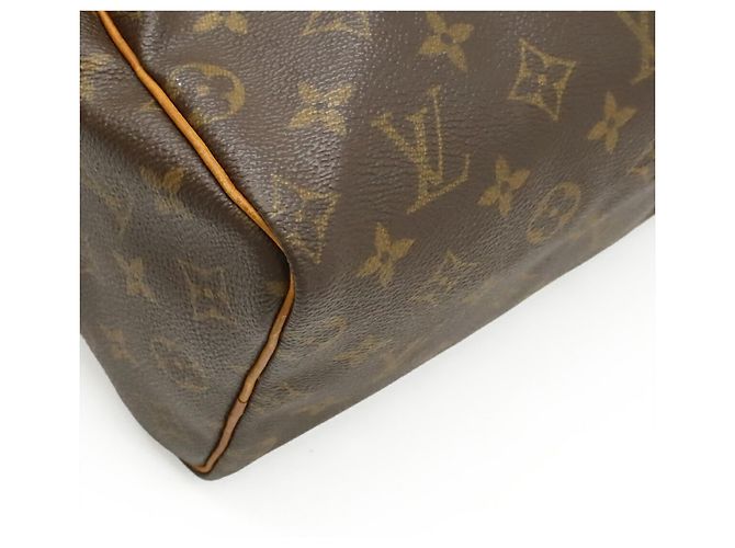 Borsa Louis Vuitton Monogram Speedy 25 Marrone - vista 4