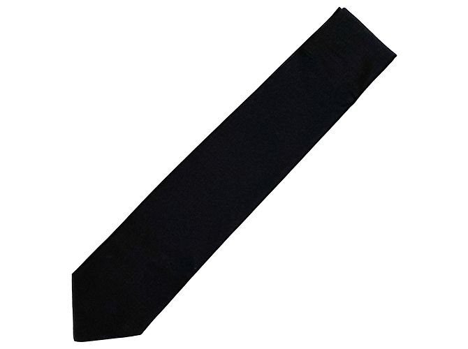 Hermès Hermes Black Silk Cravat - view 2