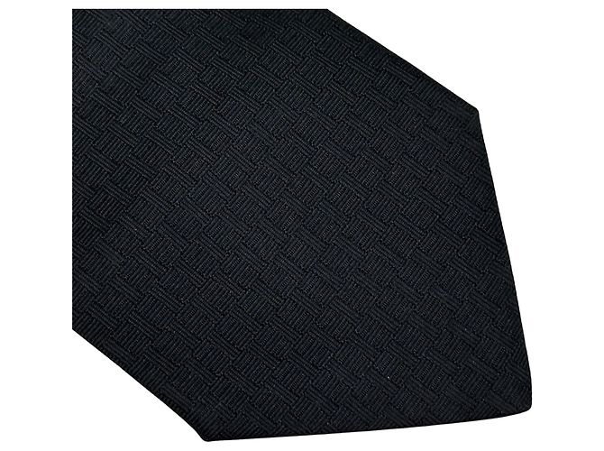 Hermès Hermes Black Silk Cravat - view 3