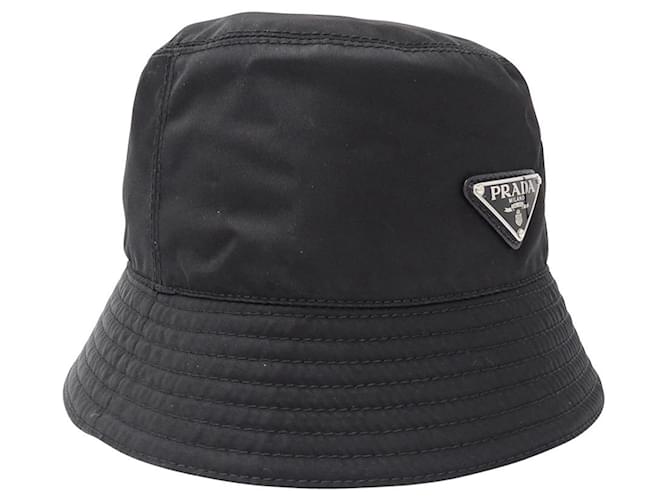 Prada Re-Nylon Nylon-Bucket-Hat Schwarz - Ansicht 2