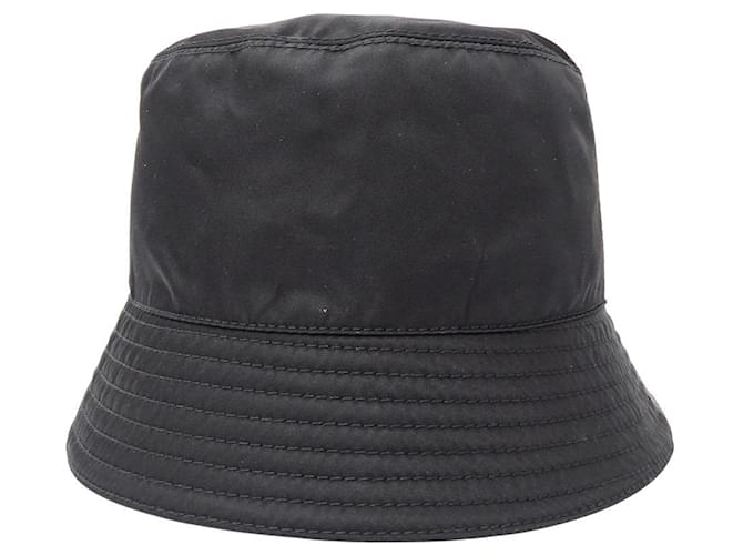 Prada Re-Nylon Nylon-Bucket-Hat Schwarz - Ansicht 4