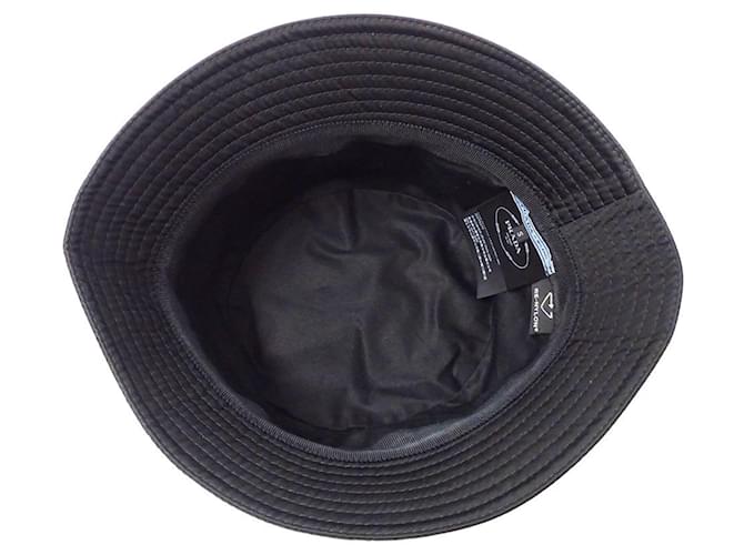 Prada Re-Nylon Nylon-Bucket-Hat Schwarz - Ansicht 6