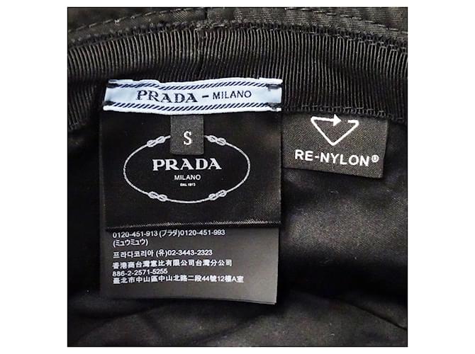 Prada Re-Nylon Nylon-Bucket-Hat Schwarz - Ansicht 7