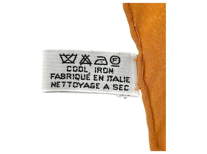 Chanel Seidenschal mehrfarbig Mehrfarben Orange - Ansicht 4