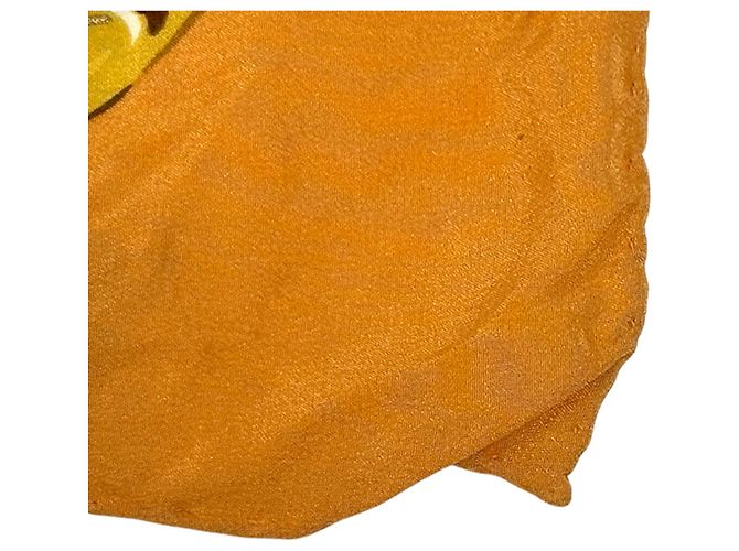 Chanel Seidenschal mehrfarbig Mehrfarben Orange - Ansicht 7