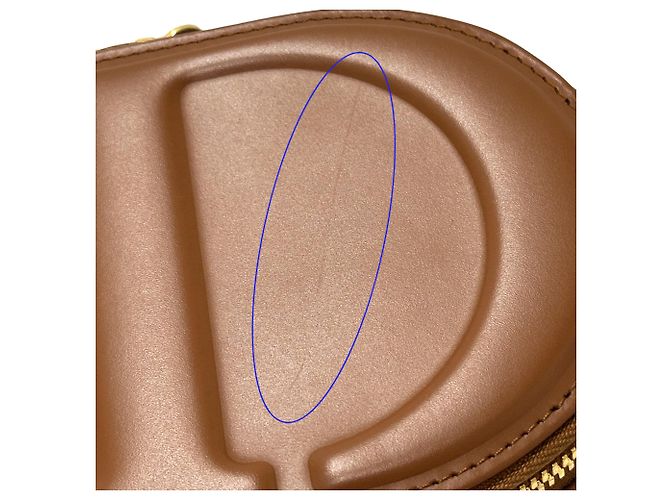 Borsa in pelle Christian Dior Marrone - vista 11
