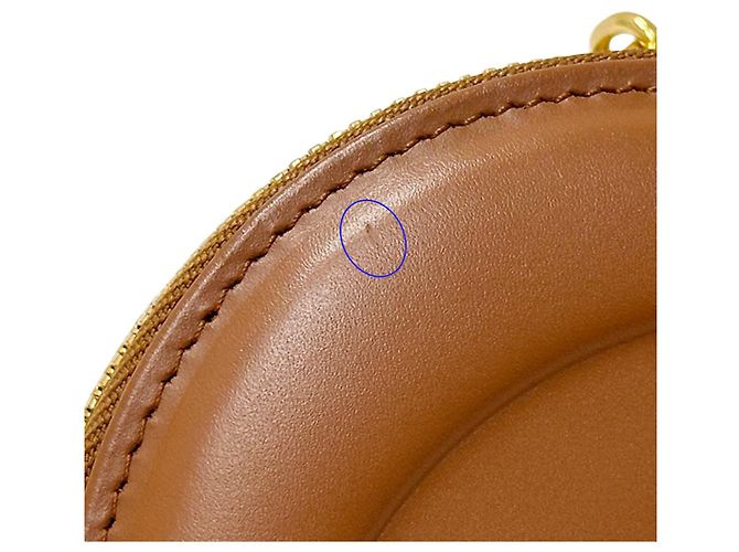 Borsa in pelle Christian Dior Marrone - vista 12