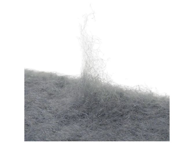 Stola in lana e mohair grigio da donna Loewe Marrone - vista 7