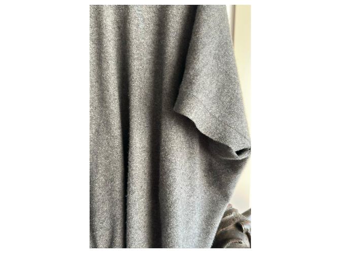 Brunello Cucinelli Kaschmir-Poncho in Grau - Ansicht 7