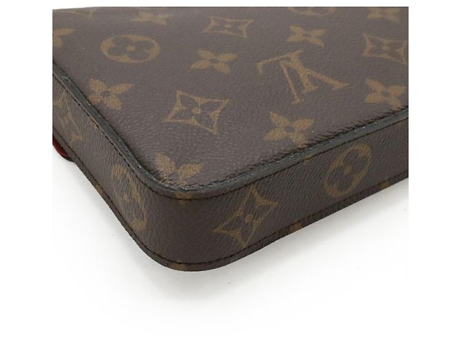 Borsa a tracolla Louis Vuitton Monogram Pochette Felicie Fuschia - vista 4