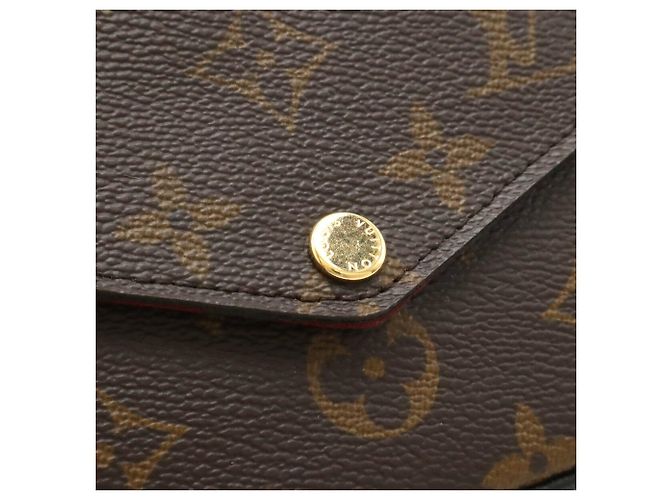 Borsa a tracolla Louis Vuitton Monogram Pochette Felicie Fuschia - vista 5