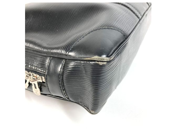 Borsa Louis Vuitton Epi Porte Documents Voyage Nero - vista 11