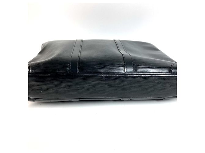 Borsa Louis Vuitton Epi Porte Documents Voyage Nero - vista 12