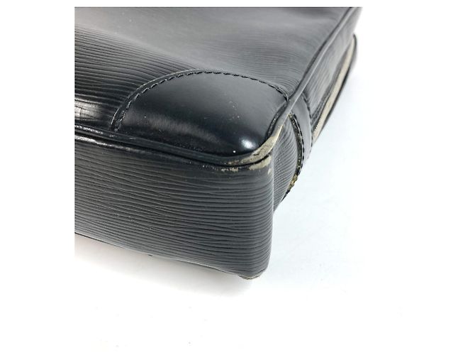 Borsa Louis Vuitton Epi Porte Documents Voyage Nero - vista 13