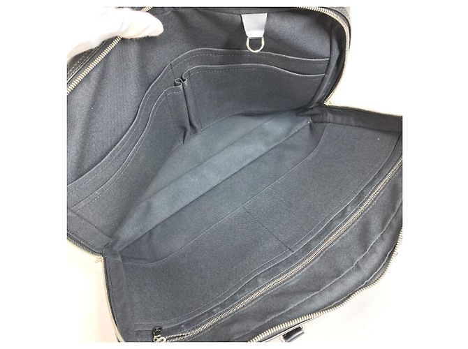 Borsa Louis Vuitton Epi Porte Documents Voyage Nero - vista 5