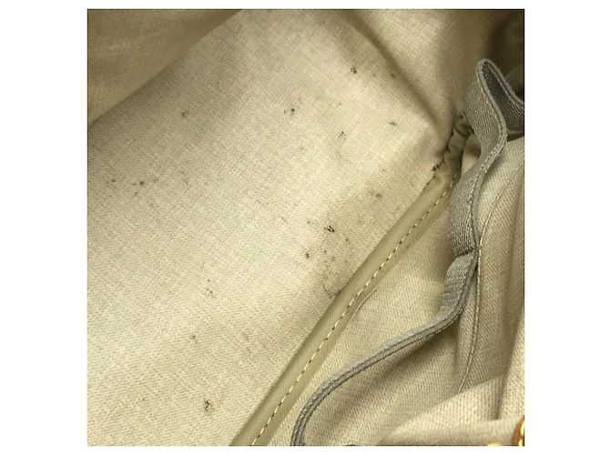 Borsa Louis Vuitton Monogram Deauville Mini Boston Marrone - vista 10