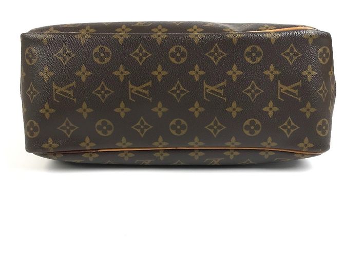 Borsa Louis Vuitton Monogram Deauville Mini Boston Marrone - vista 12