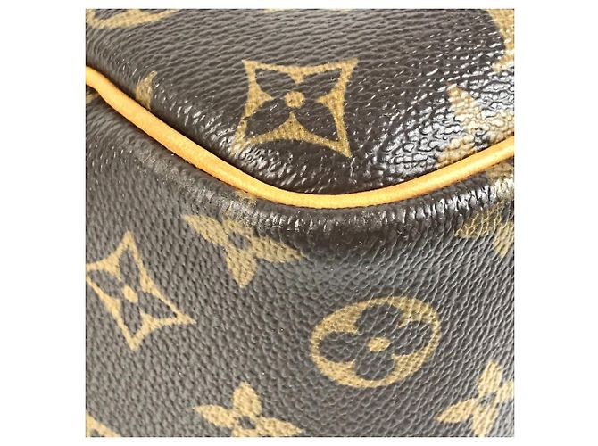 Borsa Louis Vuitton Monogram Deauville Mini Boston Marrone - vista 14