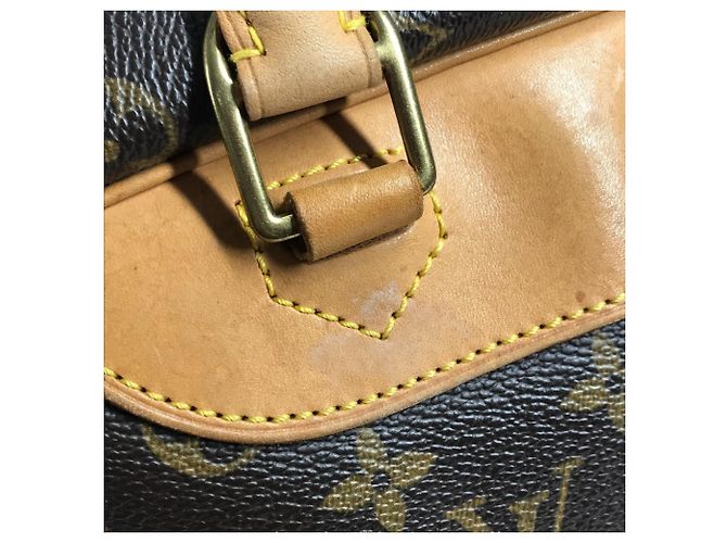 Borsa Louis Vuitton Monogram Deauville Mini Boston Marrone - vista 6