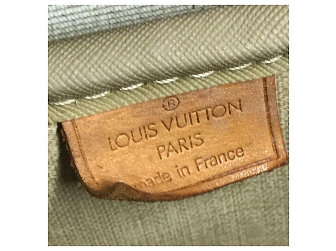 Borsa Louis Vuitton Monogram Deauville Mini Boston Marrone - vista 9