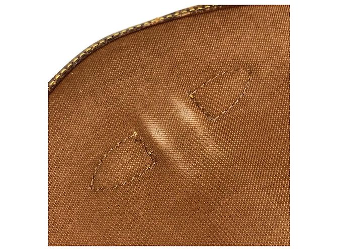 Borsa Louis Vuitton Monogram Saumur 30 Flap Marrone - vista 15