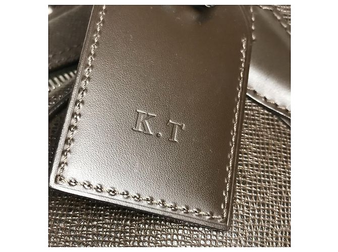 Borsa da Viaggio Louis Vuitton Taiga Kendall PM Marrone - vista 3